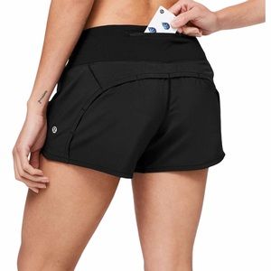 Lululemon Run Times Black Shorts 10